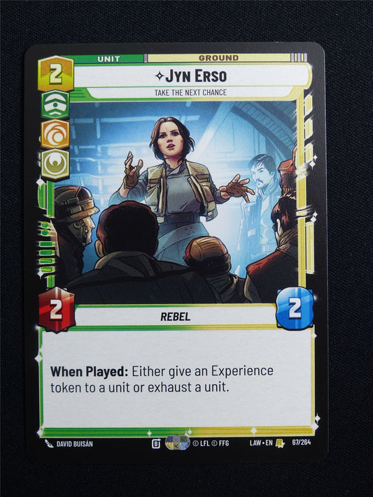 Jyn Erso 67/264 - Star Wars Unlimited Card #15T