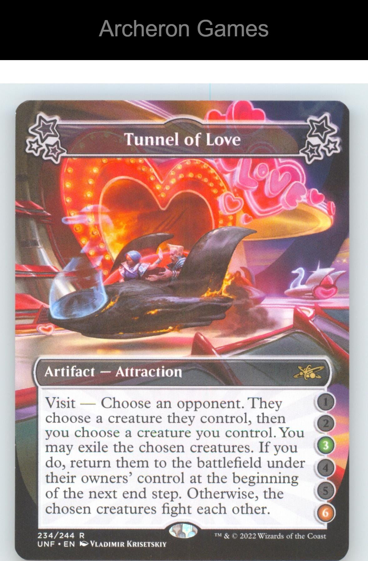 Tunnel of Love (3-6) UNF 234 R MTG Card NM/EX+