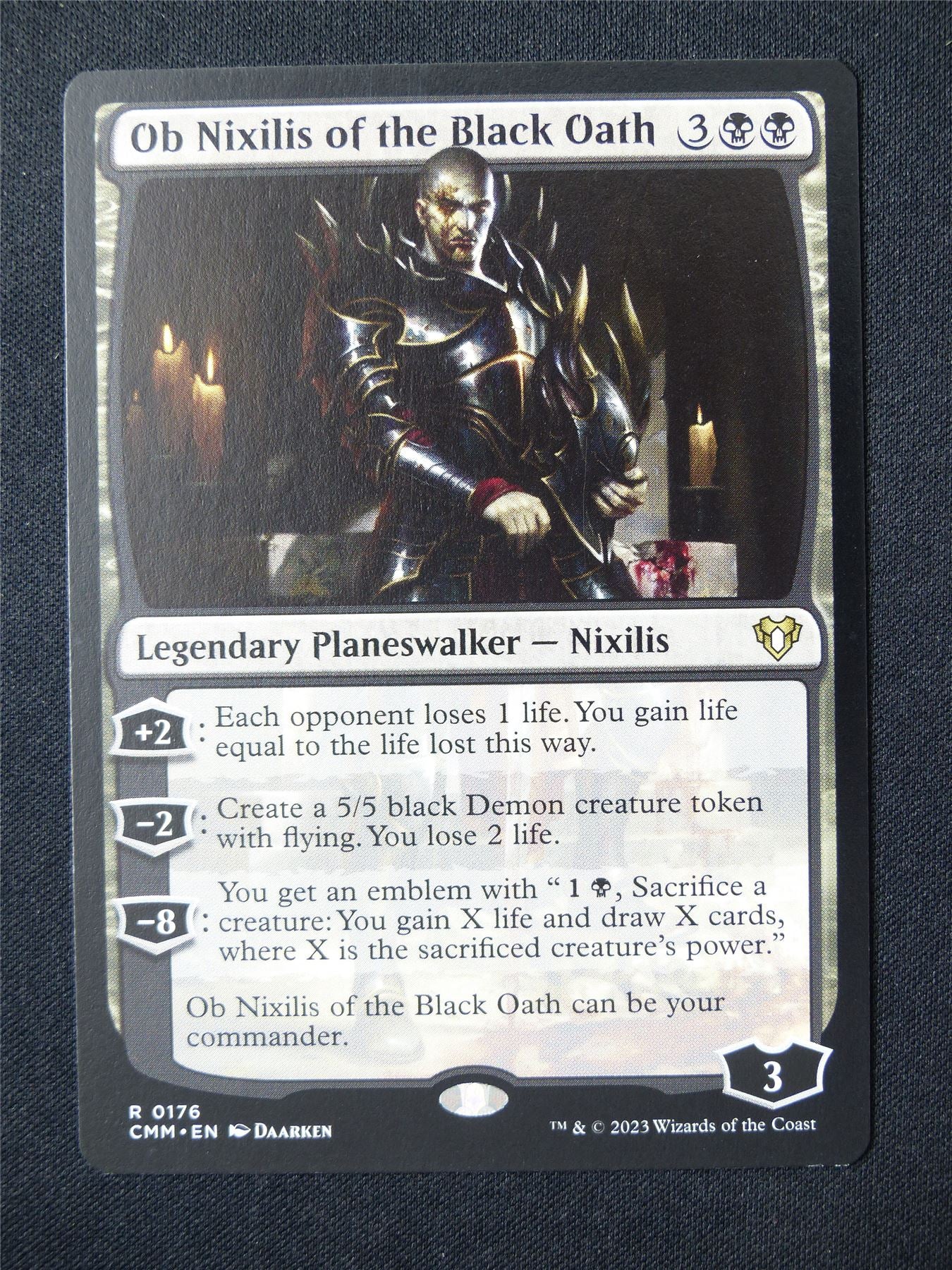 Ob Nixilis of the Black Oath - CMM - Mtg Card #5GC