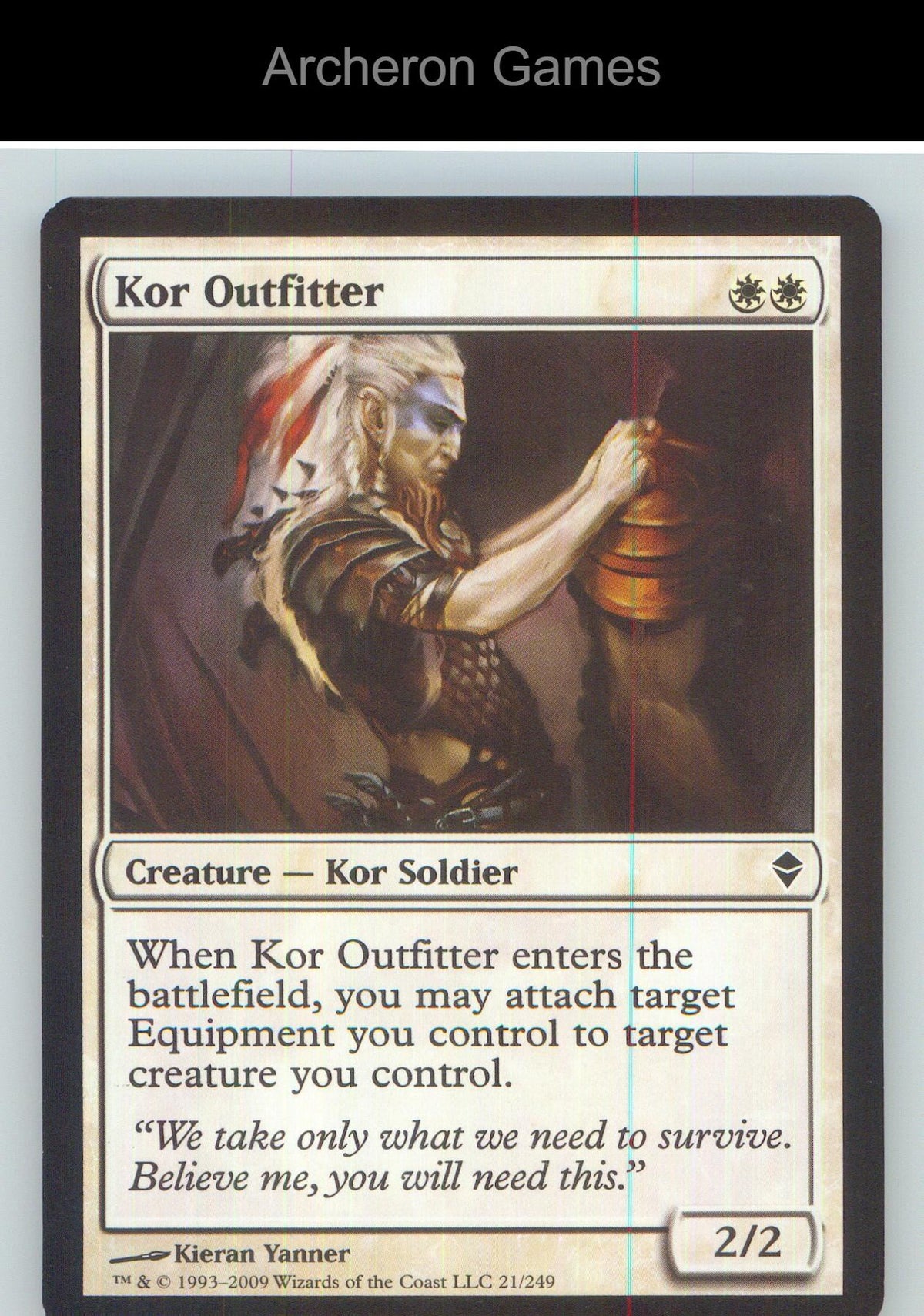 Kor Outfitter ZEN 21 C MTG Card NM/EX+