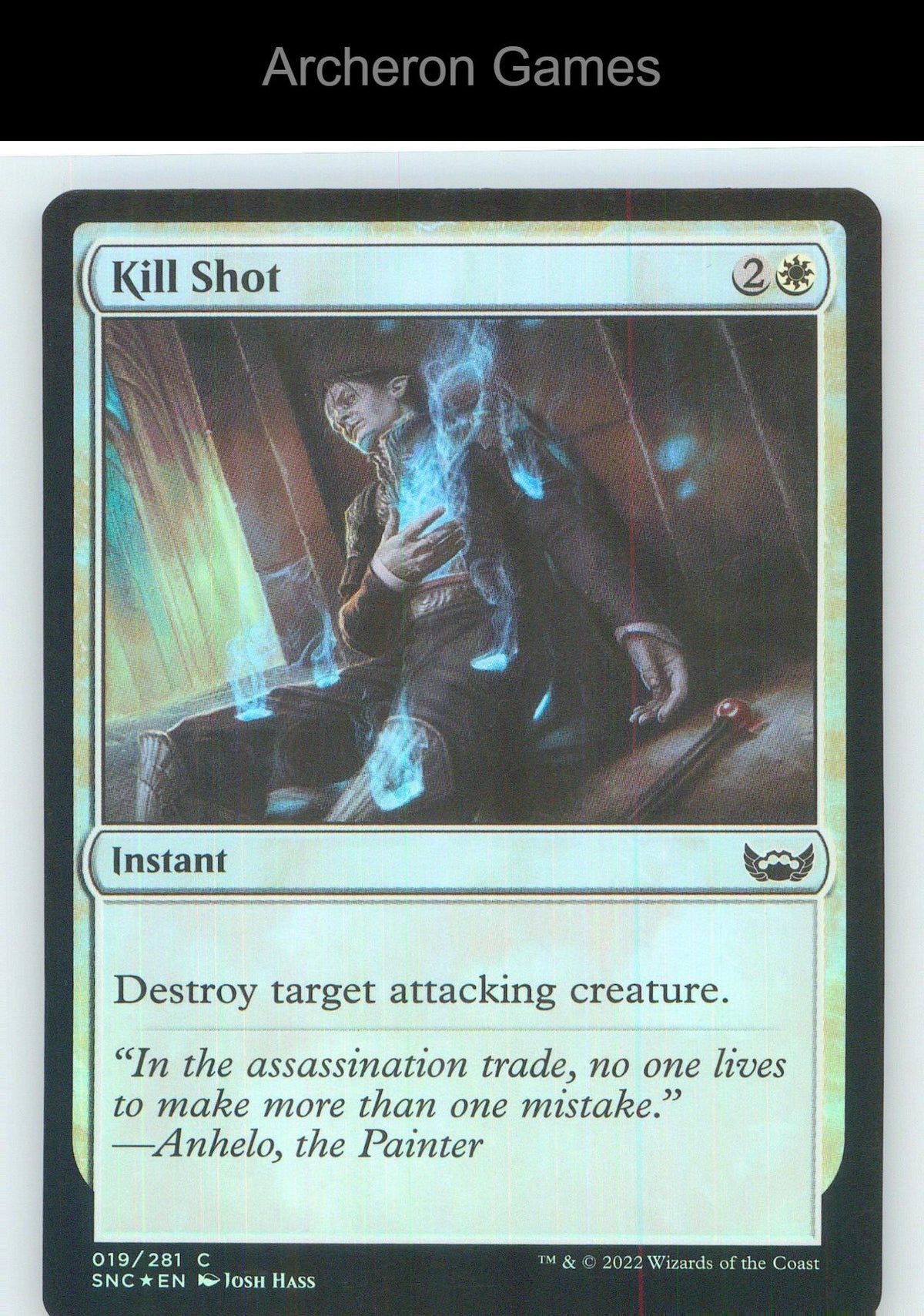 Kill Shot SNC 19 C MTG Card NM/EX+ Foil
