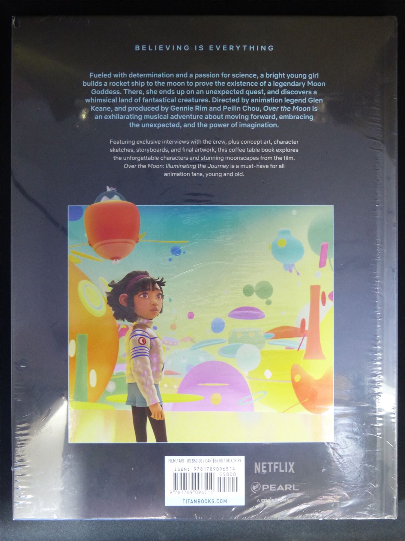 Over the Moon: Illuminating The Journey - Titan Gift Book Hardback #LR