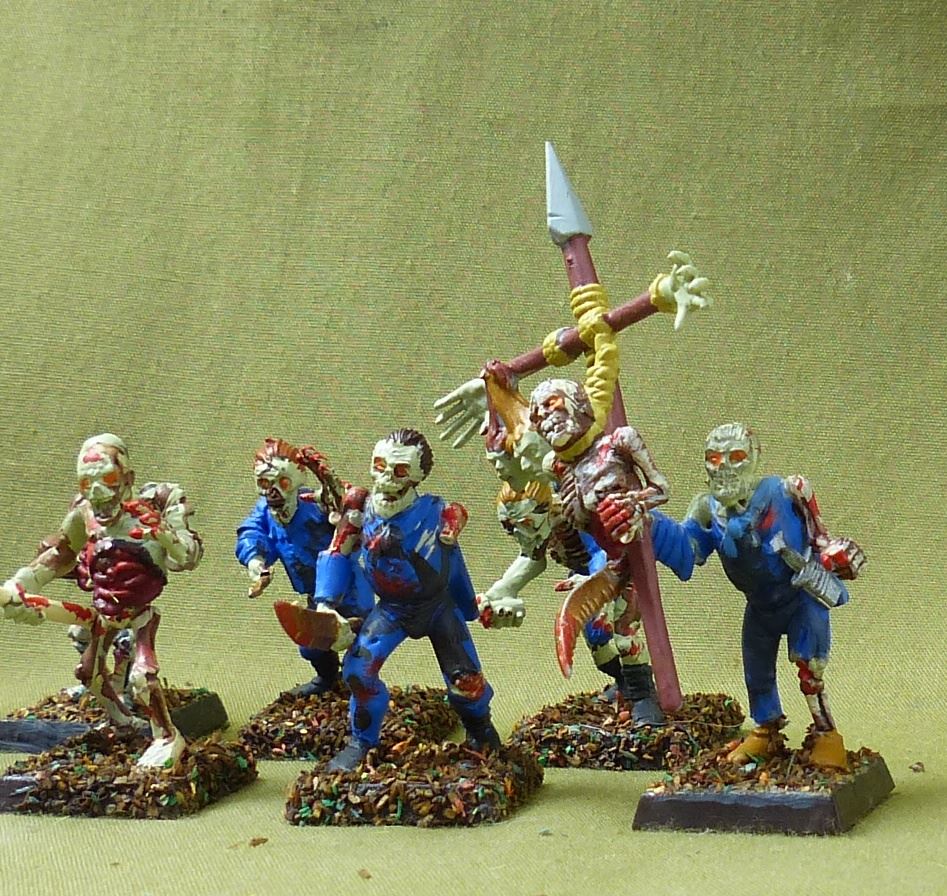 Classic Zombies painted - Undead - Warhamer Fantasy #4VY