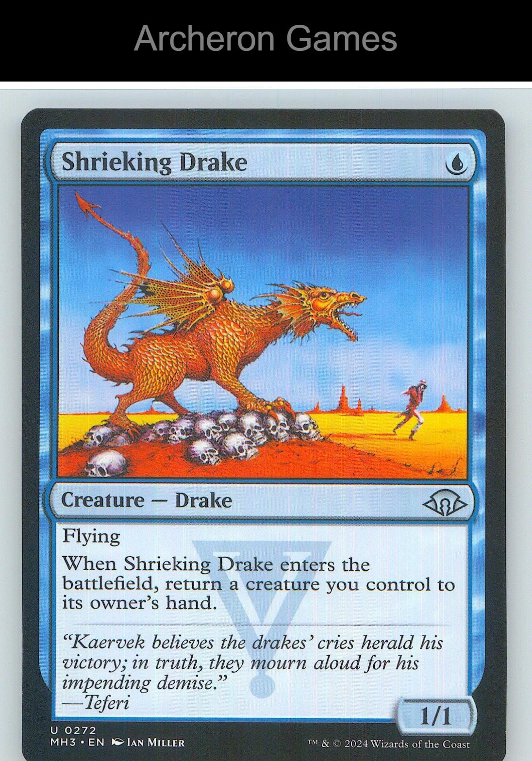 Shrieking Drake MH3 272 UC MTG Card NM/EX+