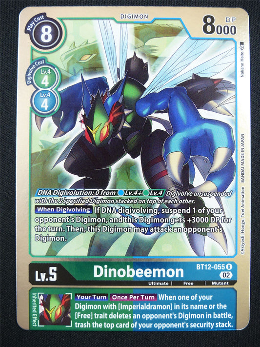 Dinobeemon BT12-055 R - Digimon Card #L3