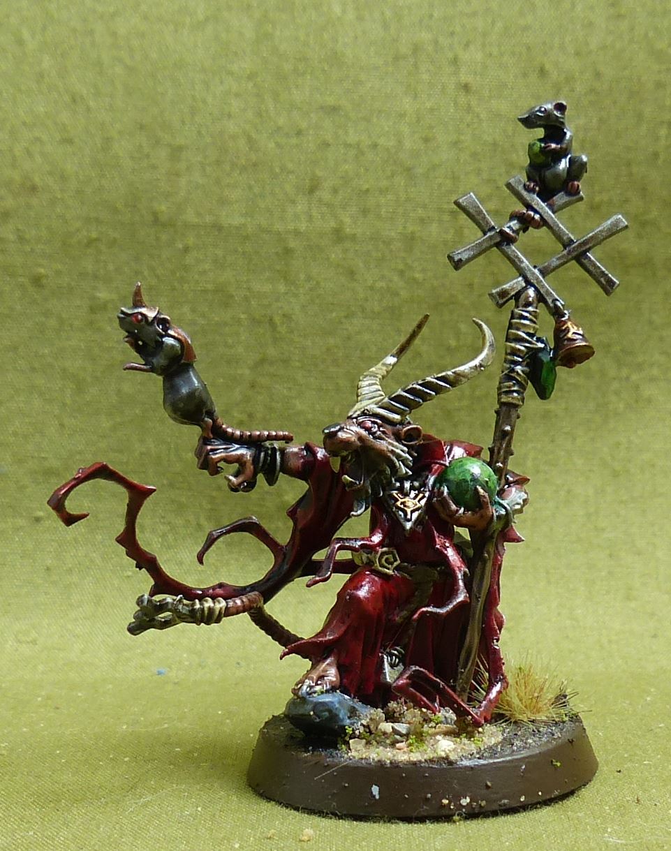 Grey Seer painted - Skaven - Warhammer AoS #16F