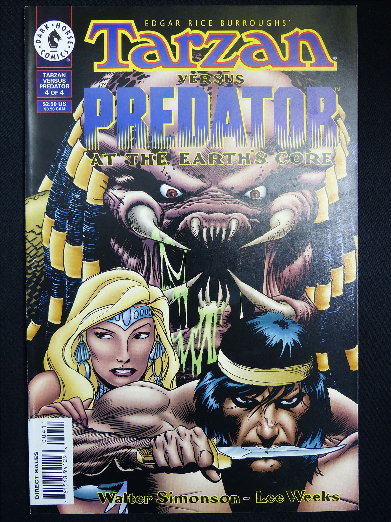 TARZAN versus Predator At the Earth's Core #4 Cvr A - Dark Horse Comic #41C