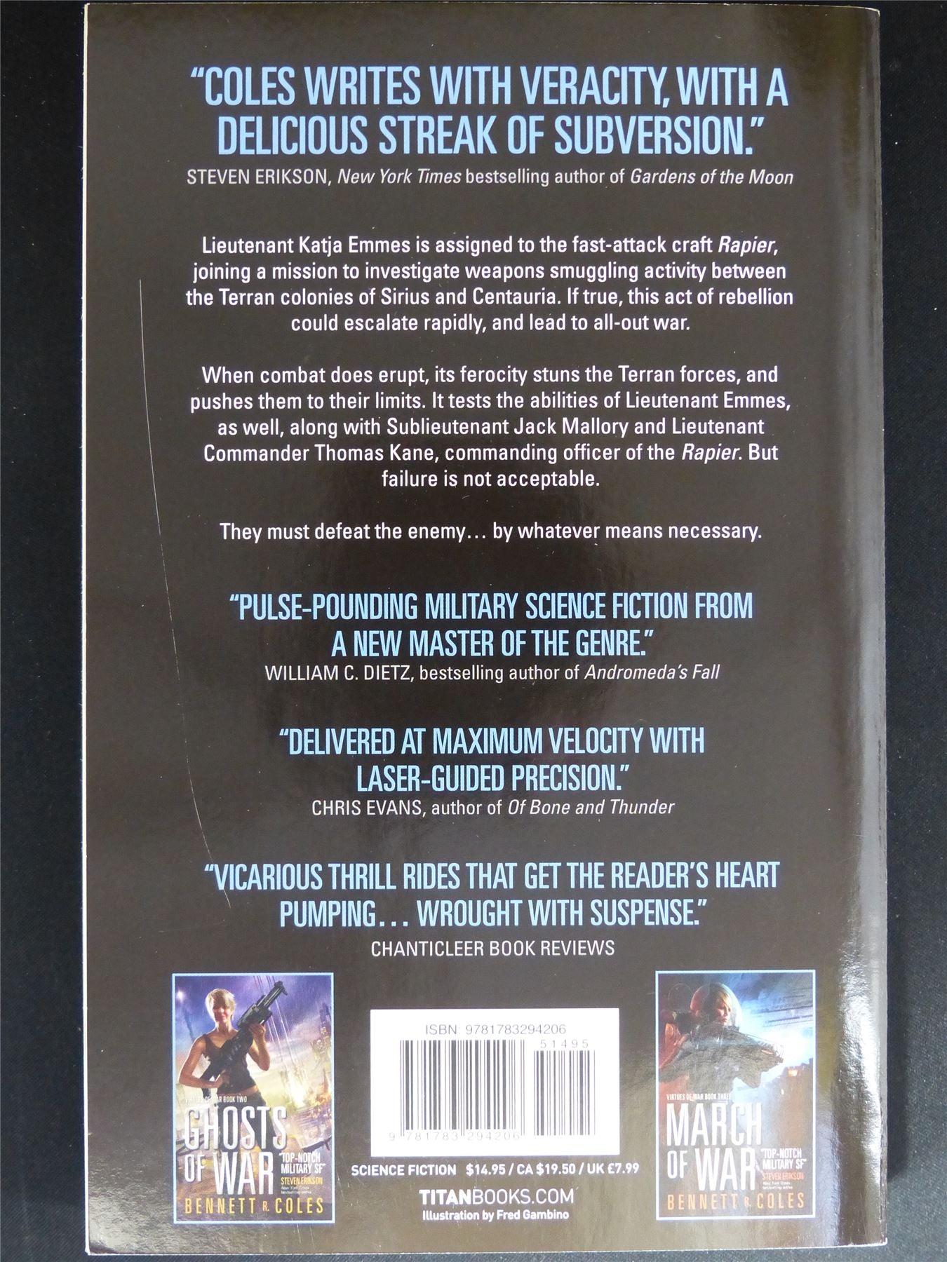 Virtues of War - Titan Novel Softback #O8