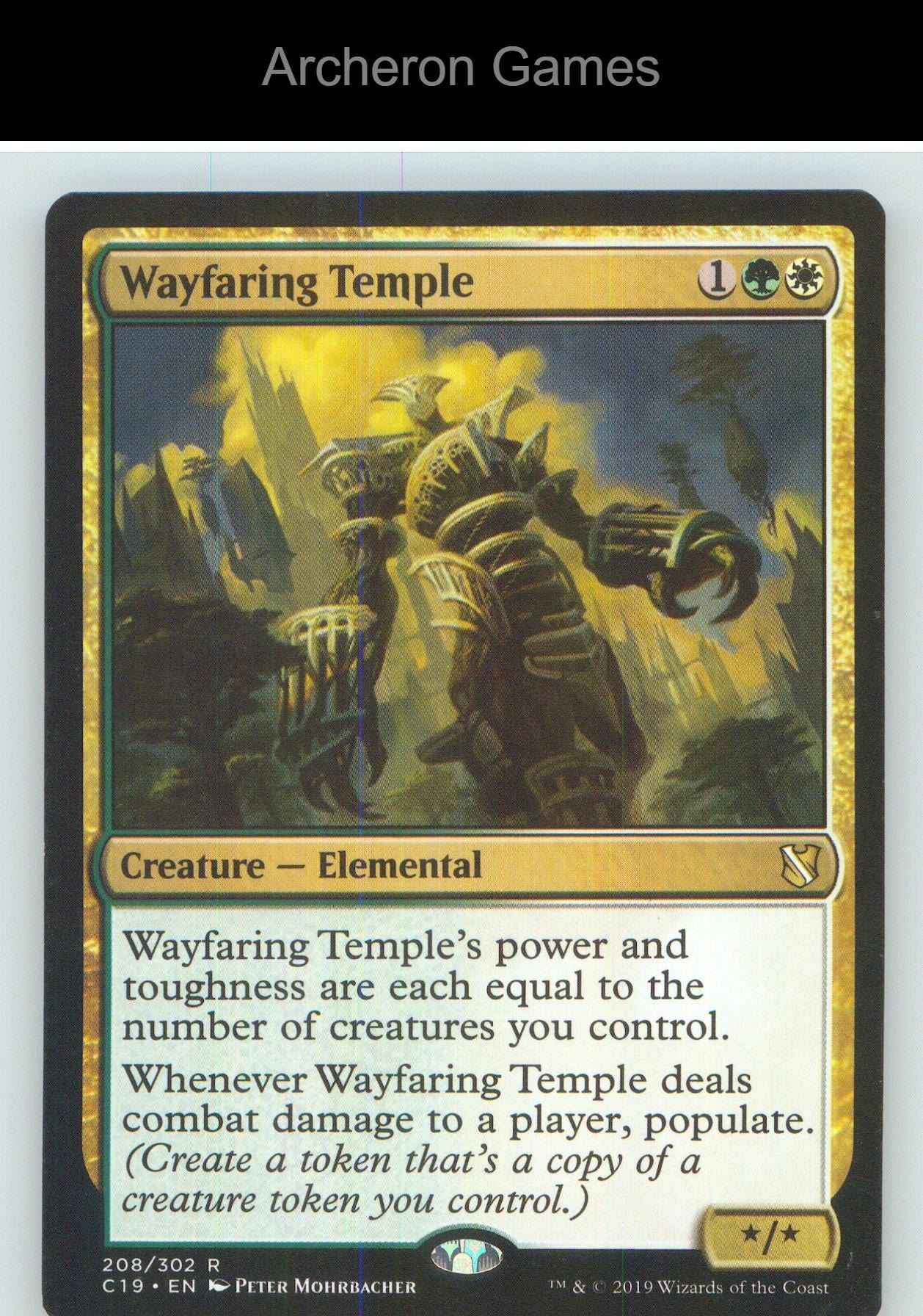 Wayfaring Temple C19 208 R MTG Card NM/EX+
