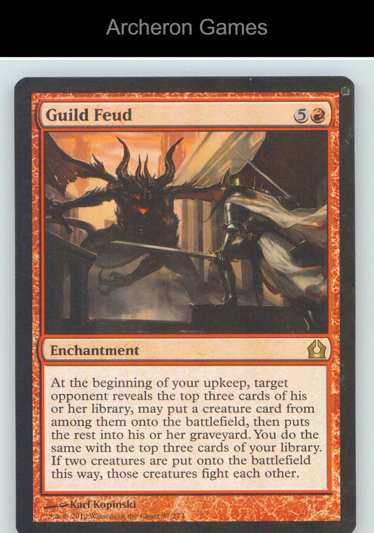 Guild Feud RTR 97 R MTG Card NM/EX+