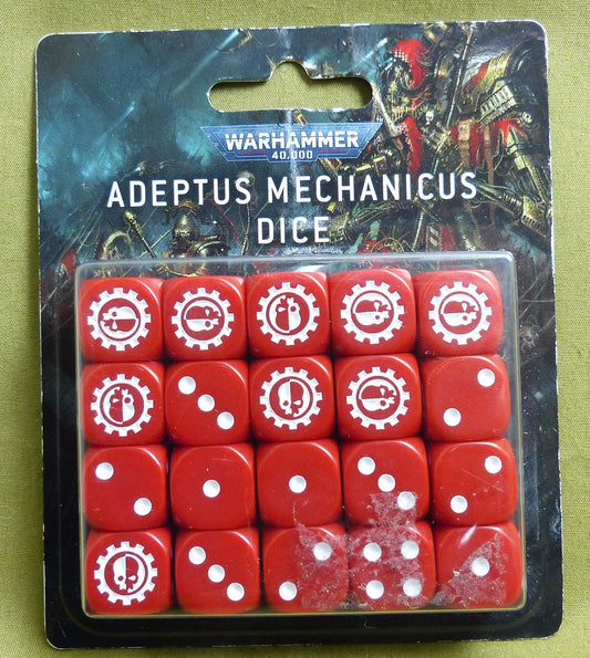 Adeptus Mechanicus Dice - Warhammer 40K Dice Set #4Y5