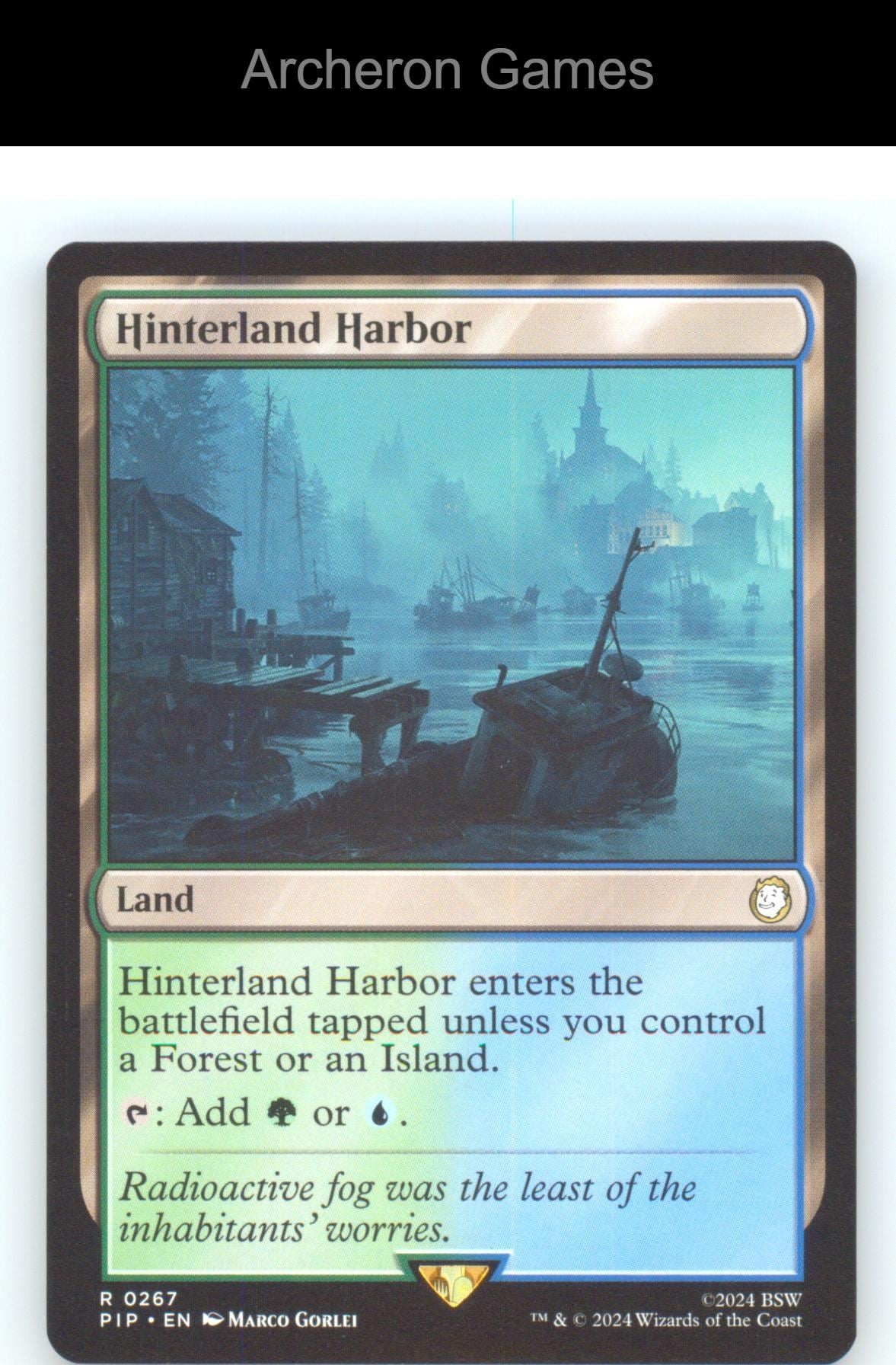 Hinterland Harbor PIP 267 R MTG Card NM/EX+