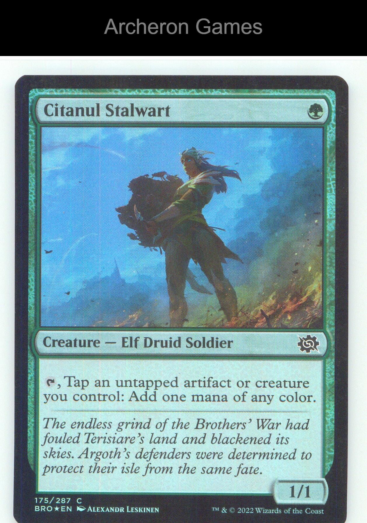 Citanul Stalwart BRO 175 C MTG Card NM/EX+ Foil