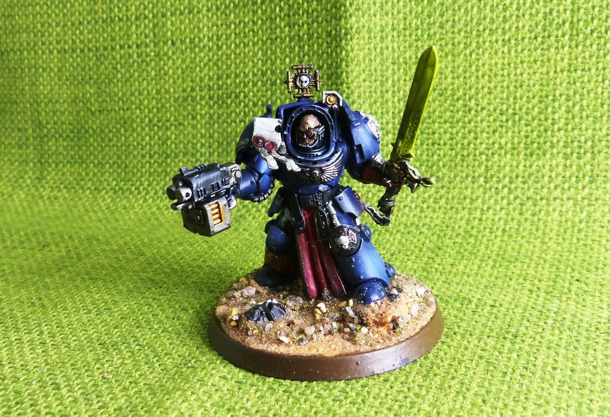 Space Marine Captain in Terminator Armour - Painted - Warhammer AoS 40k #HS