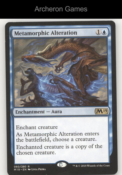 Metamorphic Alteration 60 R MTG Card Core Set 2019