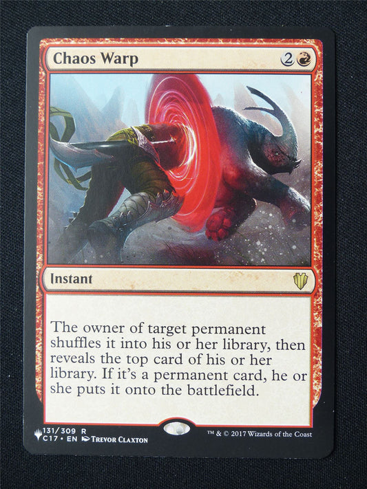 Chaos Warp - C17 - Mtg Card #4QQ