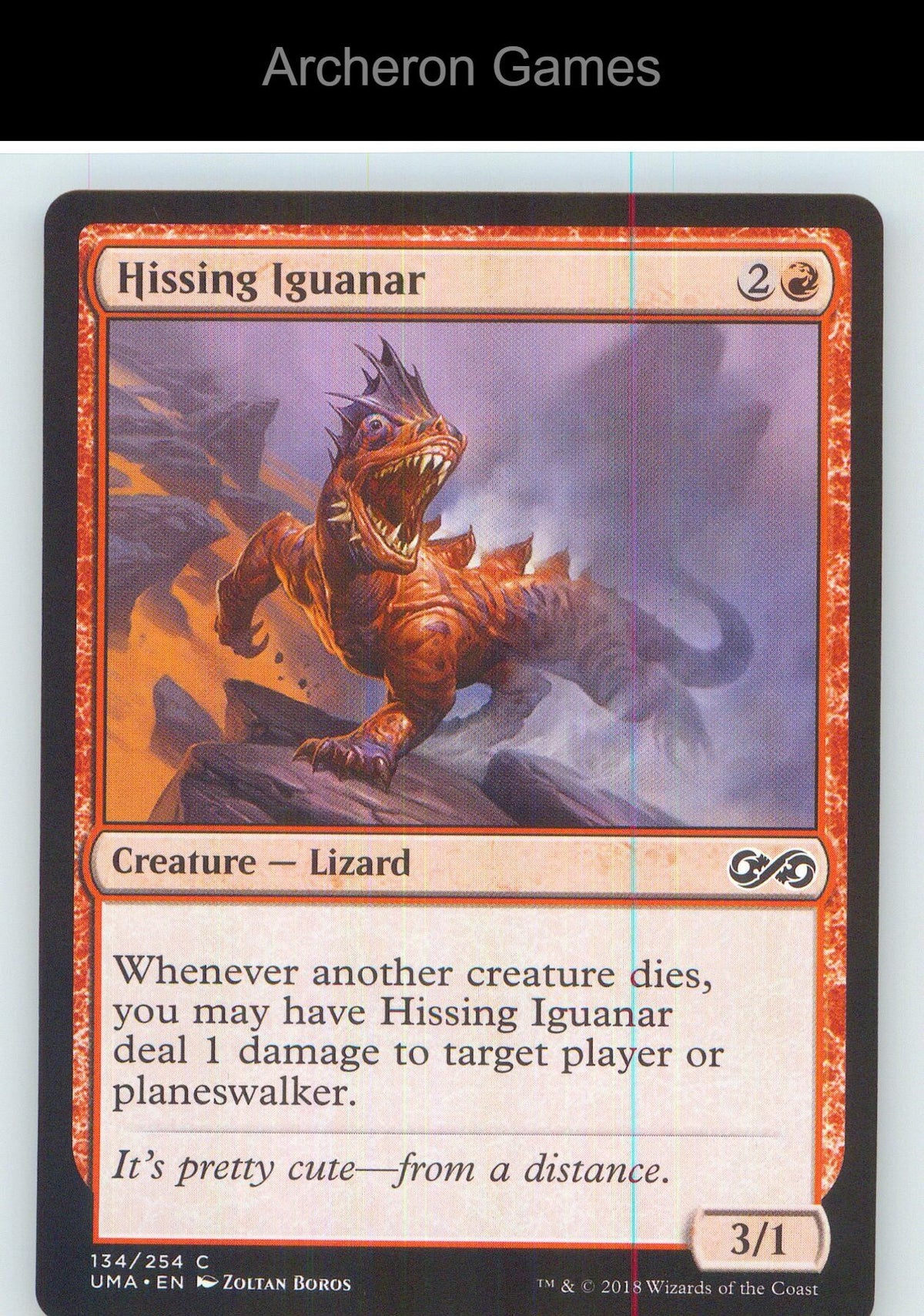 Hissing Iguanar UMA 134 C MTG Card NM/EX+