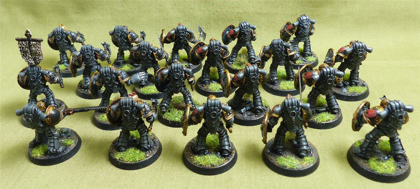 MKIII Tactical Squad with Upgrades painted - Space Wolves - Warhammer Horus Heresy #4XM