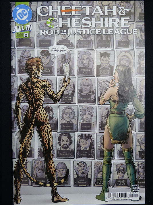 CHEETAH & Cheshire Rob the Justice League #2 - DC Comic #3IR