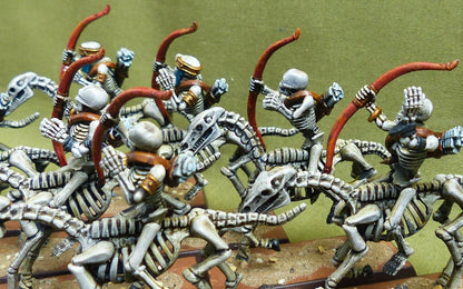 Horse Archers set of 8 painted - Tomb Kings of Khemri - Warhammer Old World #1O1