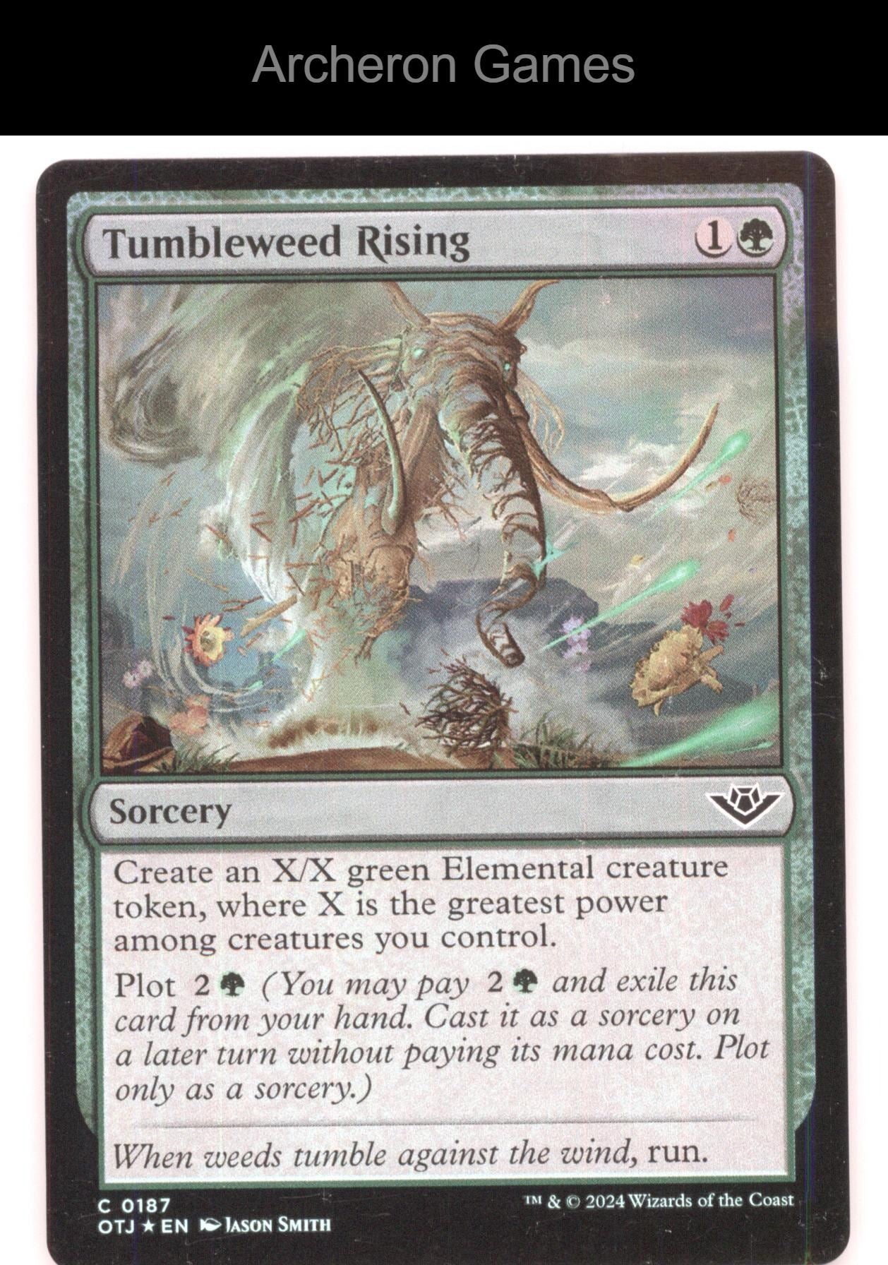 Tumbleweed Rising 187 C MTG Card Outlaws of Thunder Junction