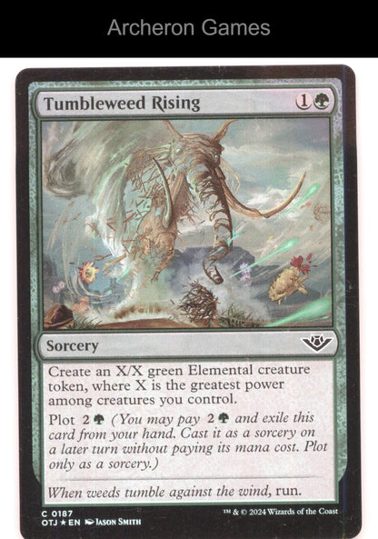 Tumbleweed Rising 187 C MTG Card Outlaws of Thunder Junction