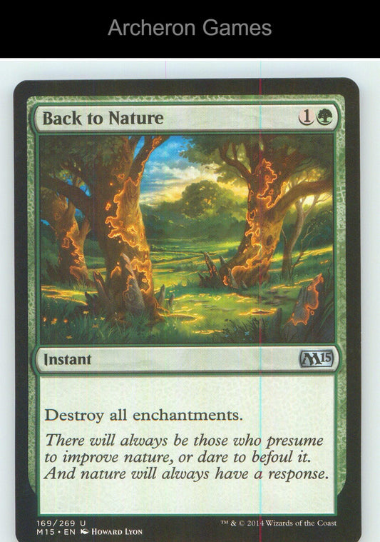 Back to Nature M15 169 UC MTG Card NM/EX+