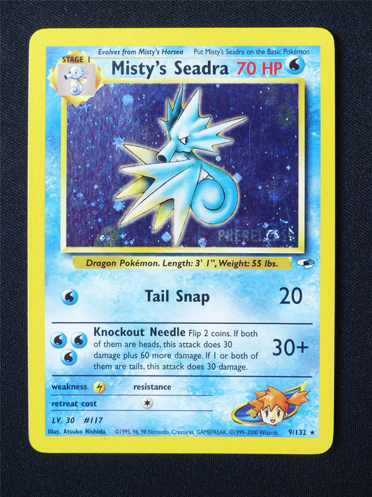 Misty's Seadra 9/132 Holo Pre-Release - Pokemon Card #5SX