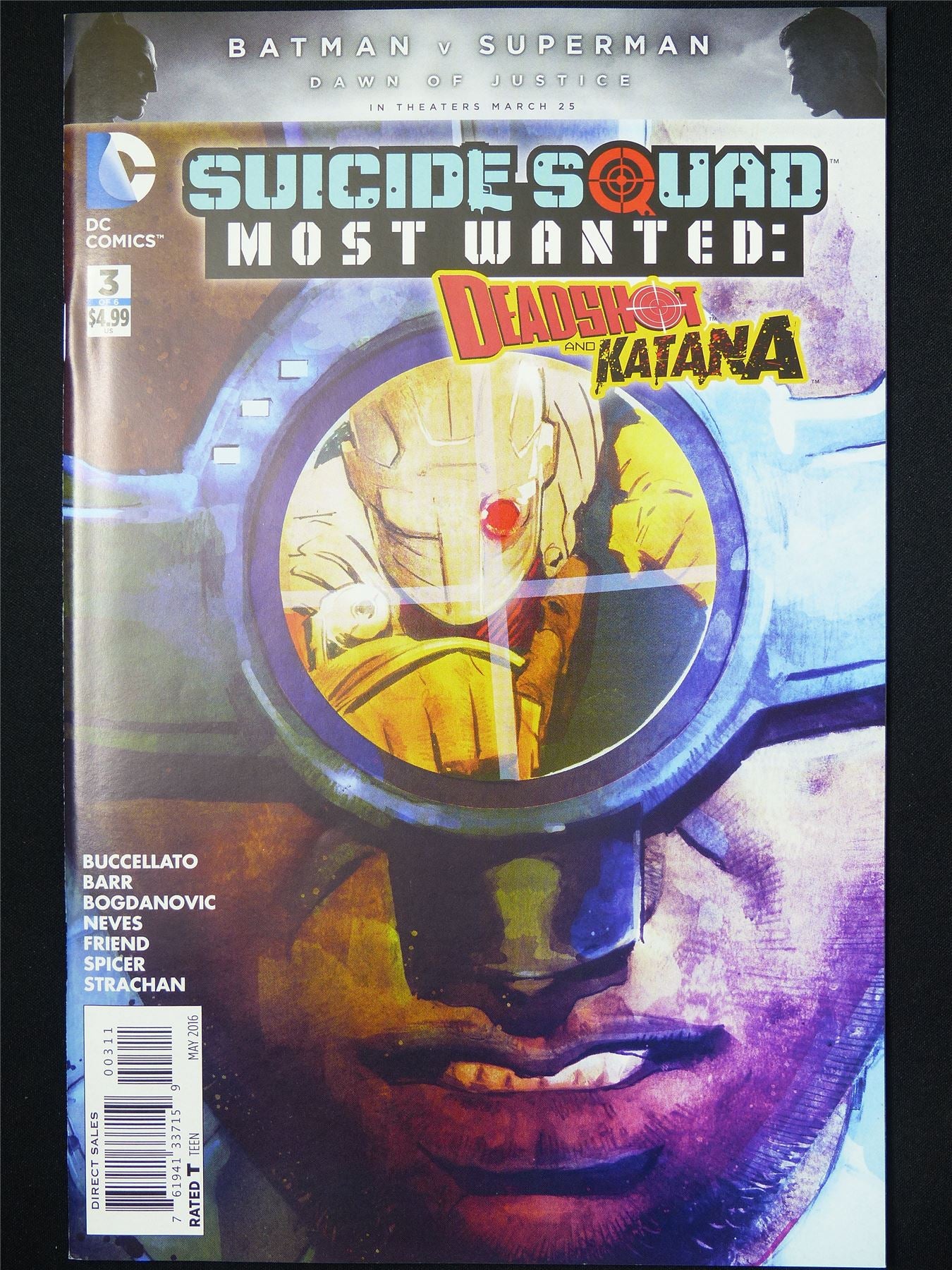 SUICIDE Squad: Most Wanted: Deadshot and Katana #3 - B&B DC Comic #83V