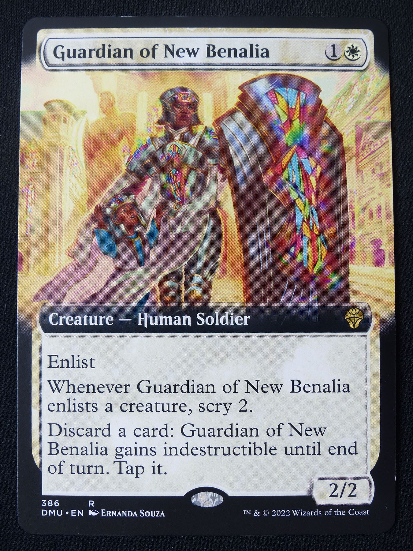 Guardian of New Benalia Extended Art - DMU - Mtg Card #2BR