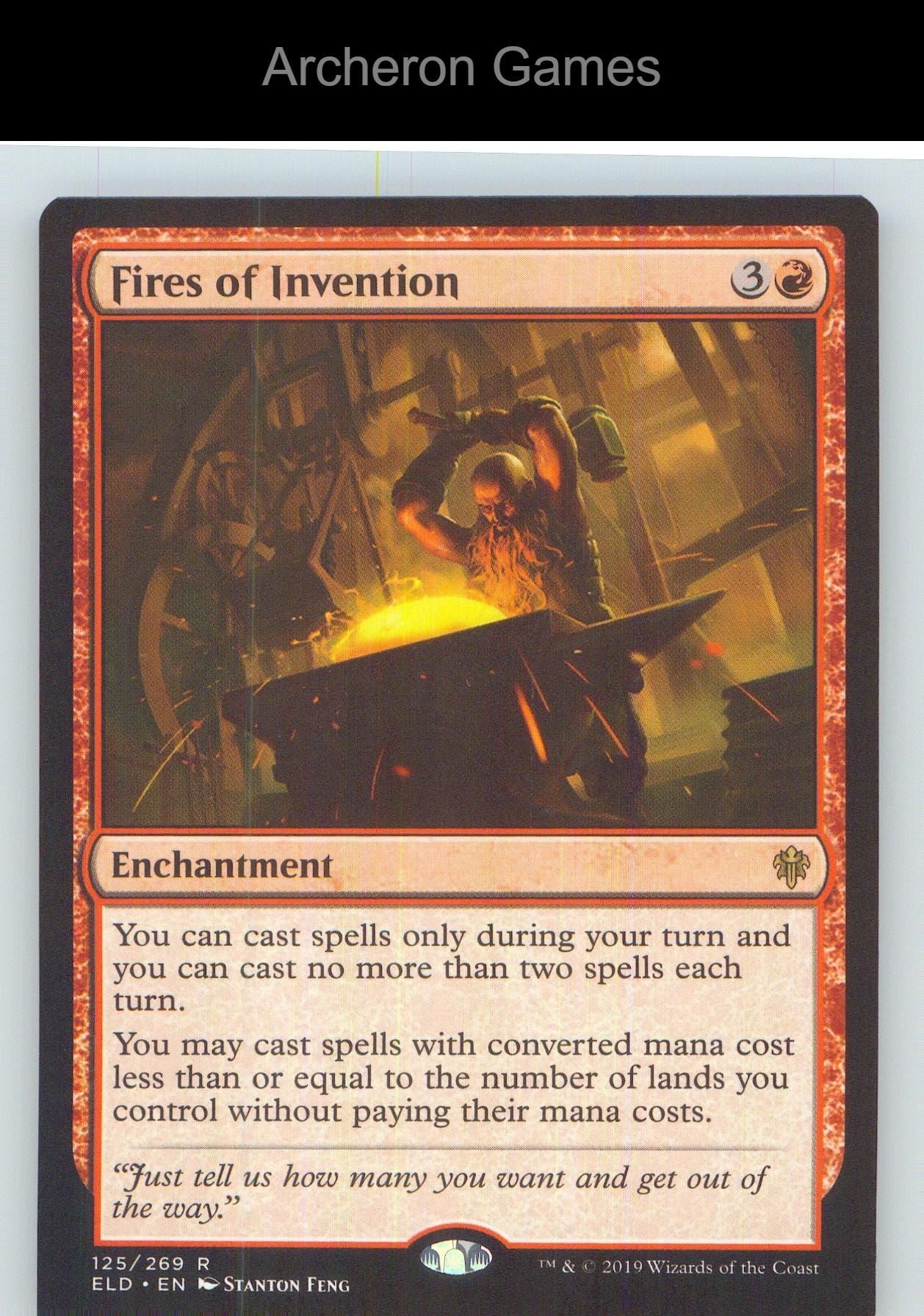 Fires of Invention ELD 125 R MTG Card NM/EX+