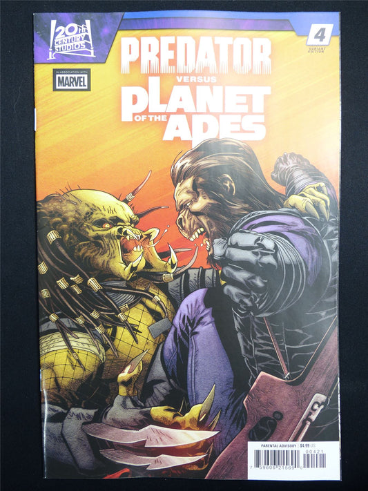 PREDATOR versus Planet of the Apes #4 Cvr B - Dec 2026 Marvel Comic #53A
