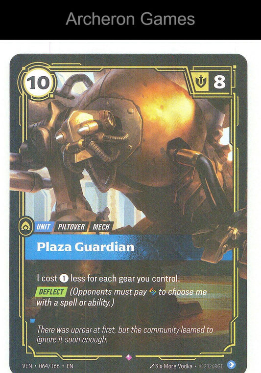 Plaza Guardian VEN 064/166 R Vendetta Riftbound Card