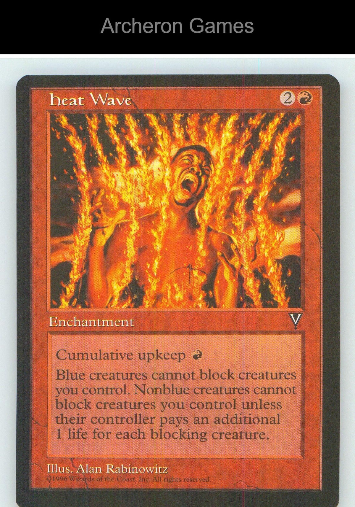 Heat Wave VIS UC MTG Card NM/EX+