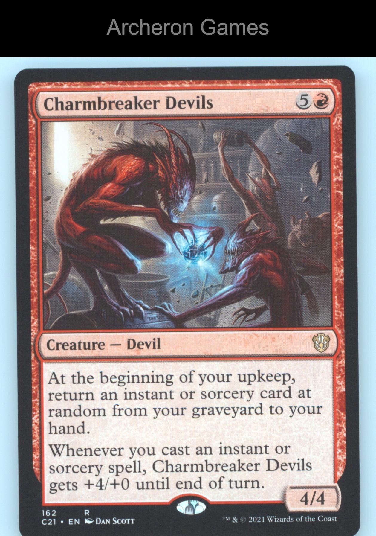 Charmbreaker Devils 162 R MTG Card Commander 2021