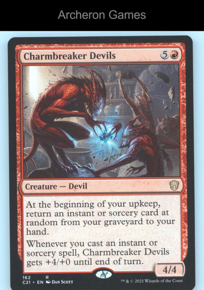 Charmbreaker Devils 162 R MTG Card Commander 2021