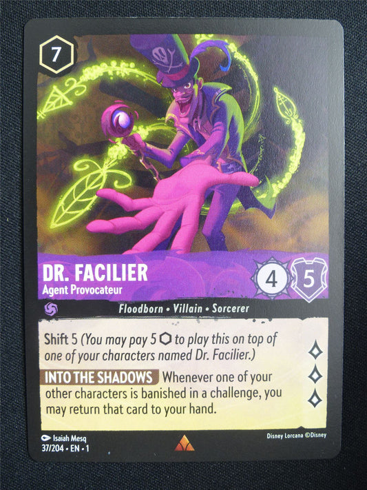 Dr Facilier Agent Provocateur 37/204 - Lorcana Card #189