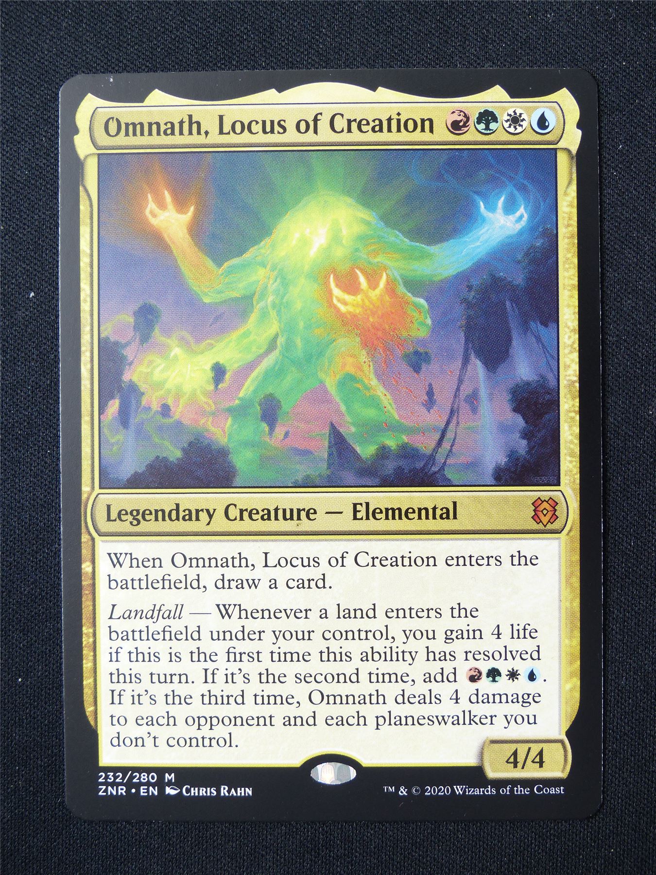 Omnath Locus of Creation - ZNR - Mtg Card #1Y