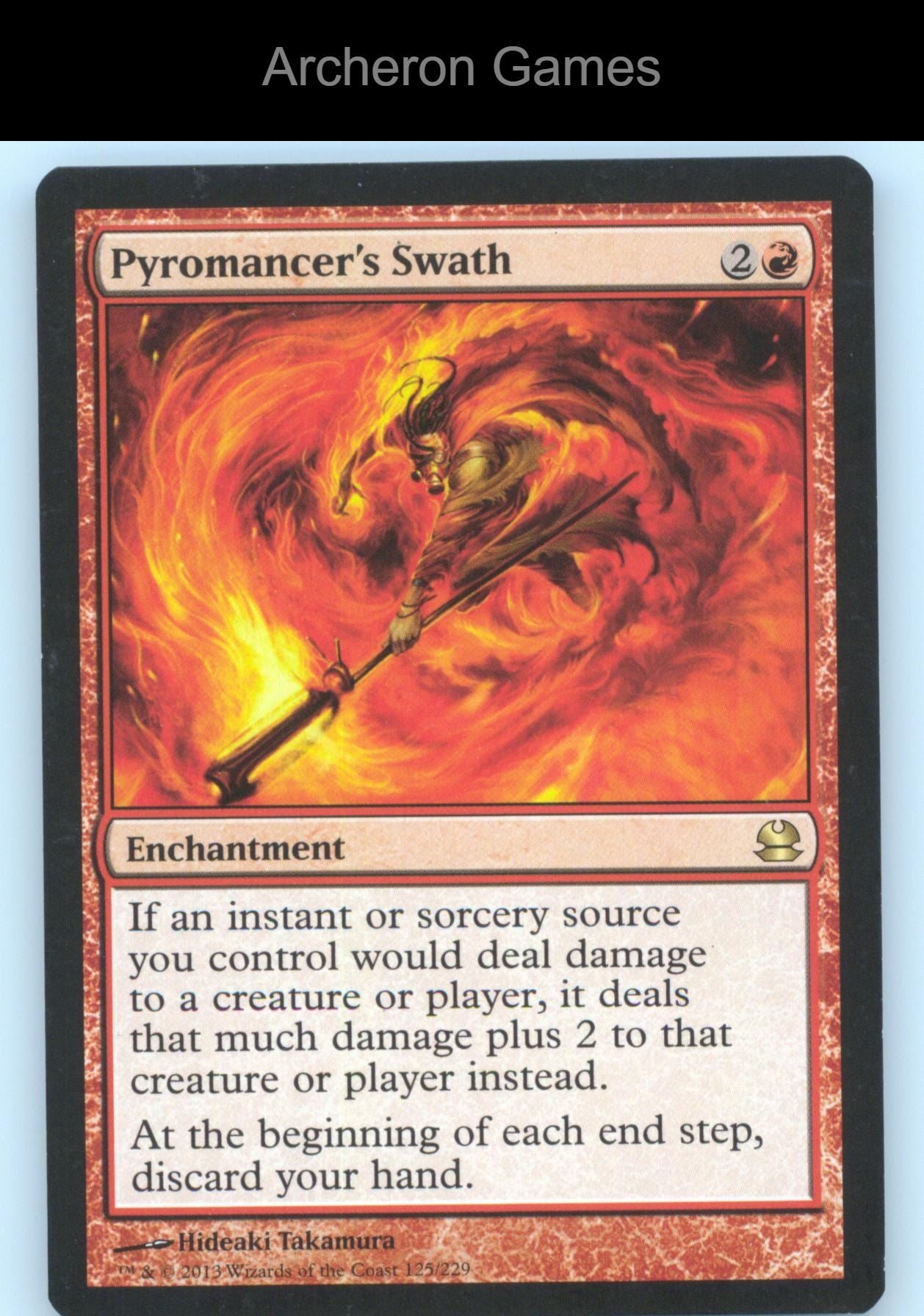 Pyromancer's Swath 125 R MTG Card Modern Masters