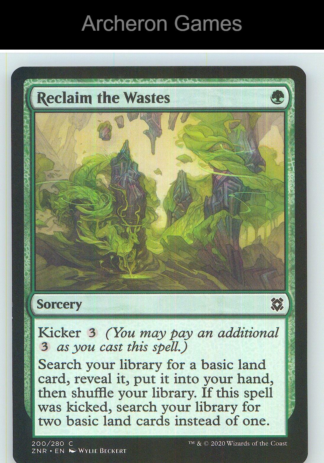 Reclaim the Wastes ZNR 200 C MTG Card NM/EX+