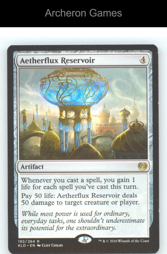 Aetherflux Reservoir KLD 192 R MTG Card Kaladesh