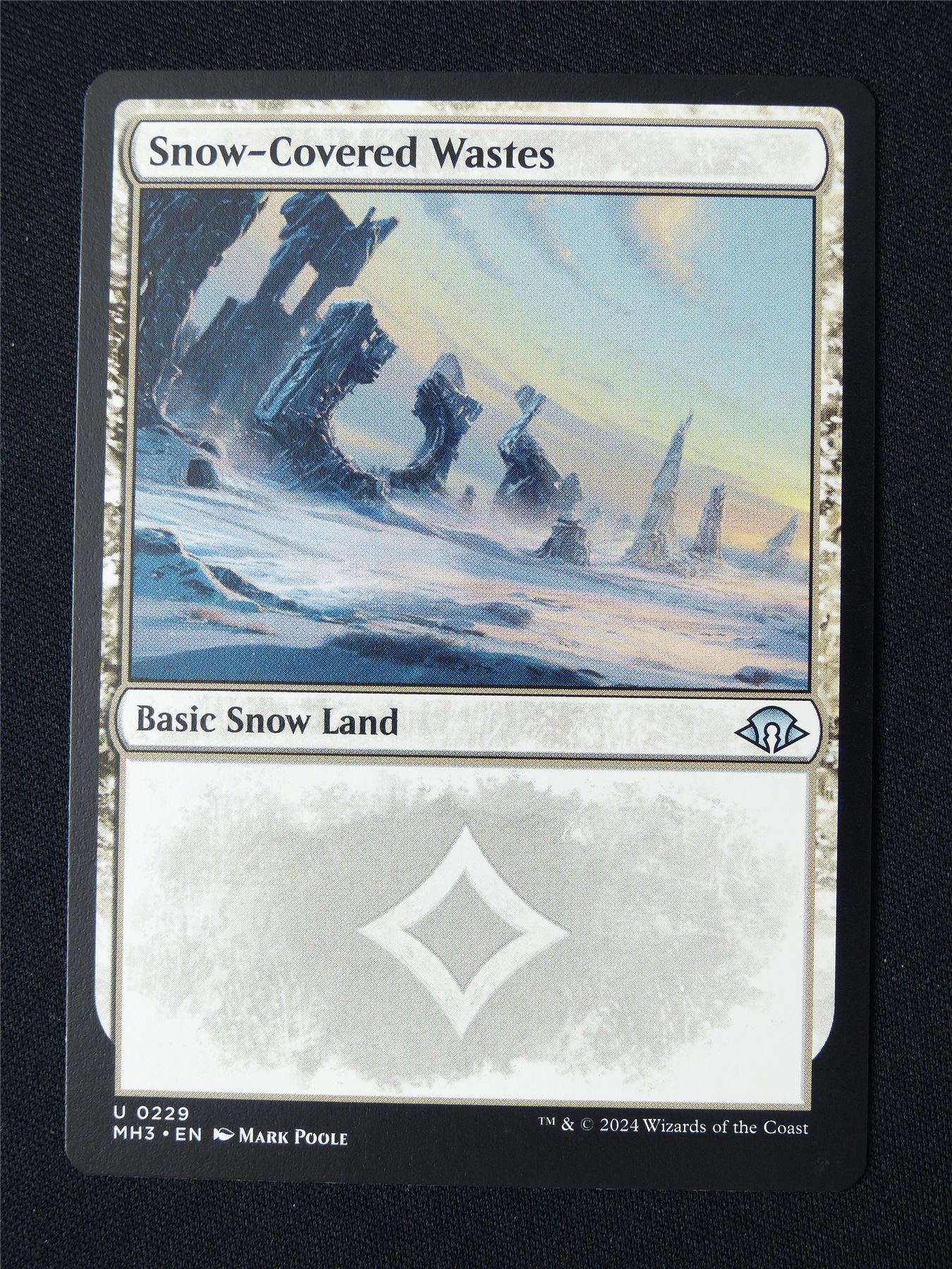 Snow-Covered Wastes - MH3 - Mtg Card #9BK