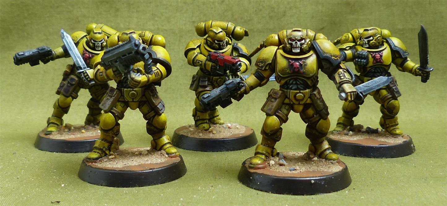 Reiver Squad set of 5 painted - Space Marines - Warhammer 40K #5BU