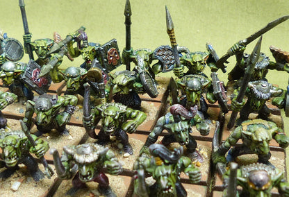 Goblin Mob set of 39 painted - Orcs and Goblins - Warhammer Old World #FQ