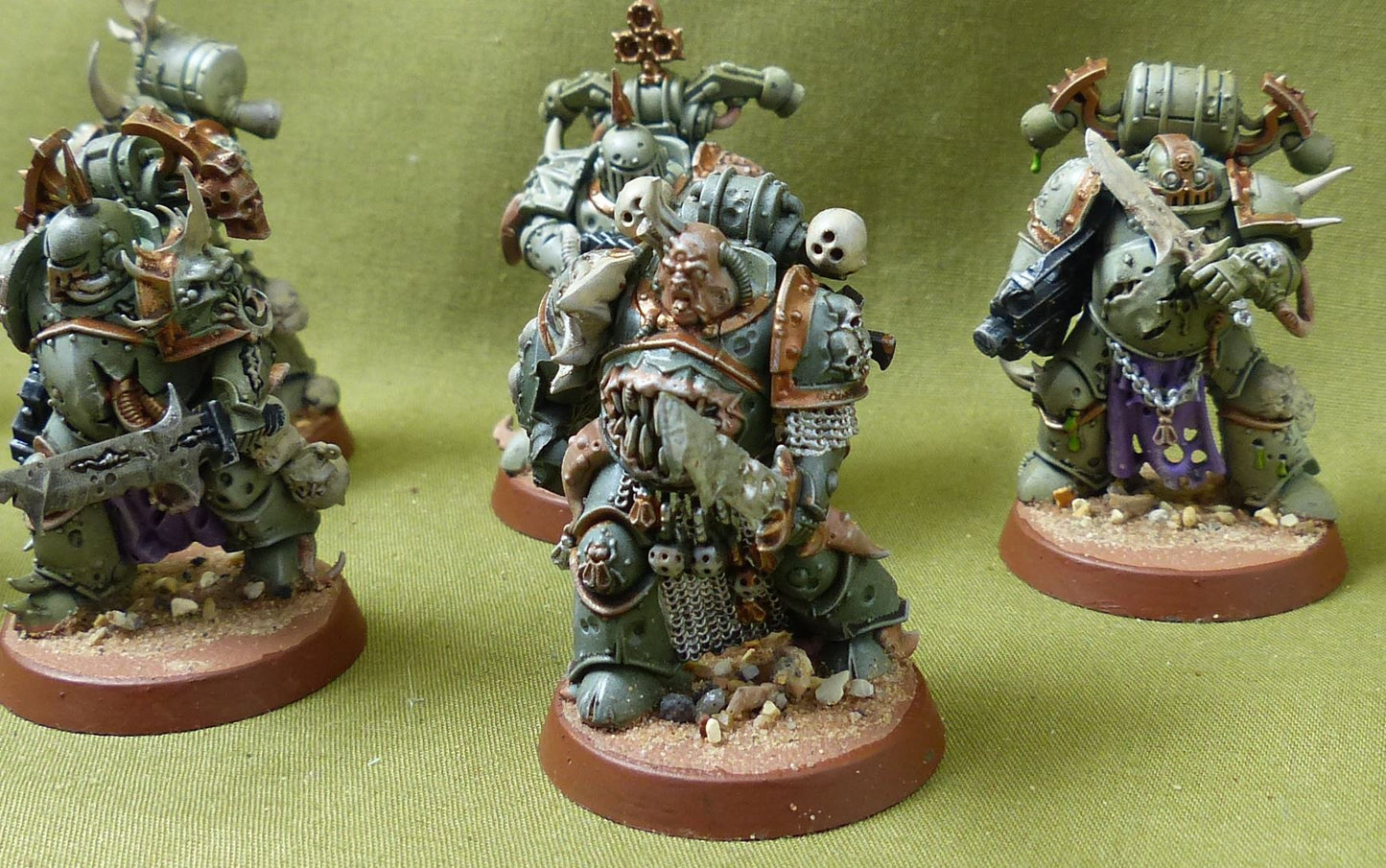 Plague Marines painted - Death Guard - Warhammer 40K #36Y