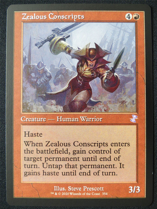 Zealous Conscripts Timeshifted - TSR - Mtg Card #1NQ