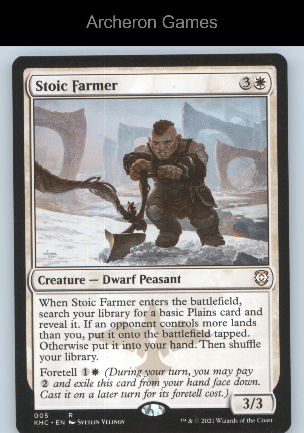 Stoic Farmer 5 R MTG Card Commander: Kaldheim