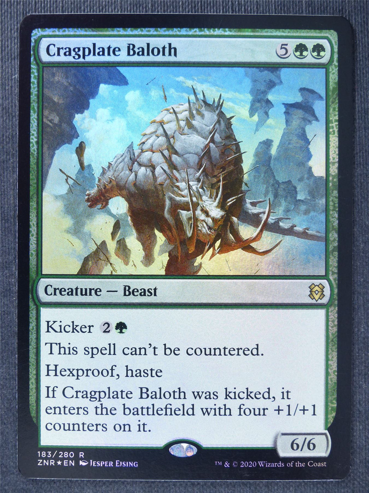 Cragplate Baloth Foil - Mtg Magic Cards #EV