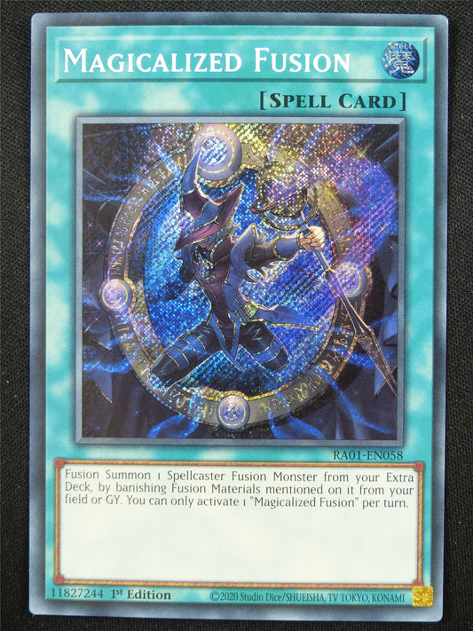 Magicalized Fusion RA01 Secret Rare - 1st ed Yugioh Card #4JD