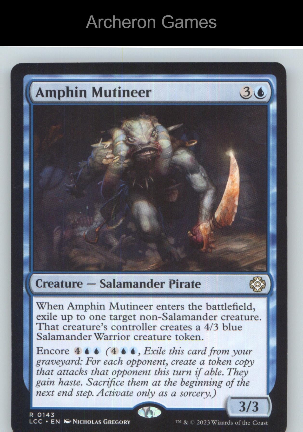 Amphin Mutineer LCC 143 R MTG Card NM/EX+